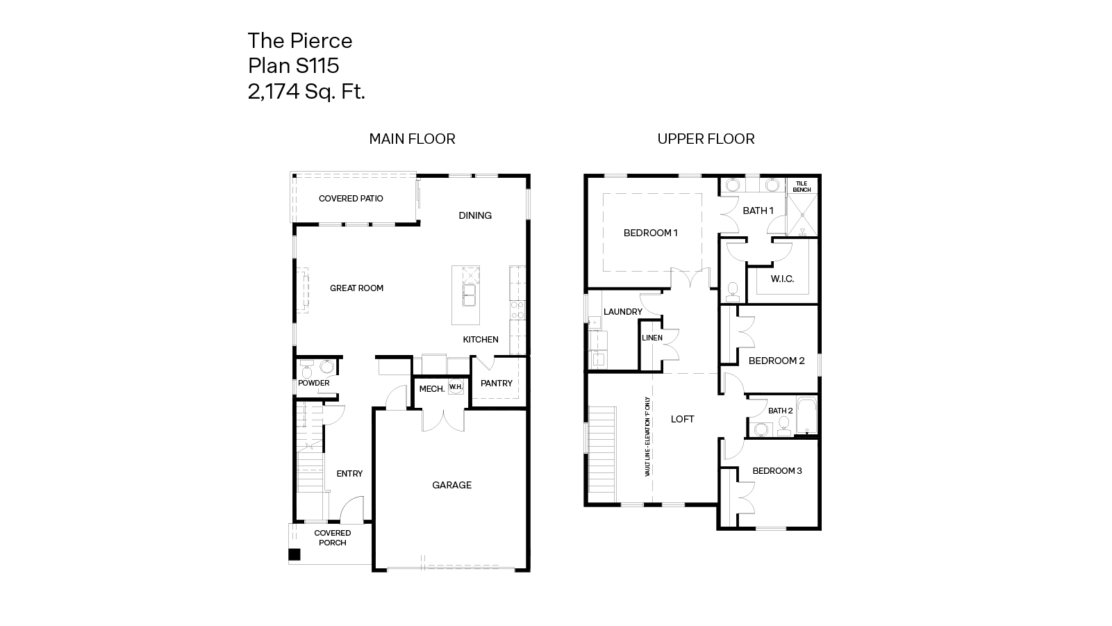 Pierce floor plan
