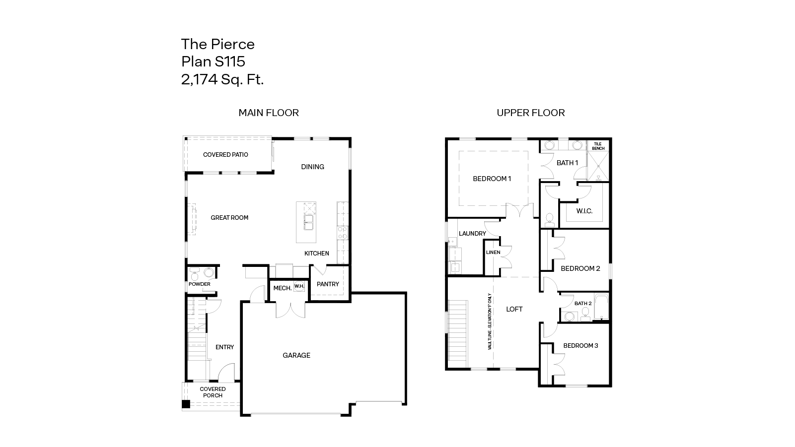 Pierce floor plan