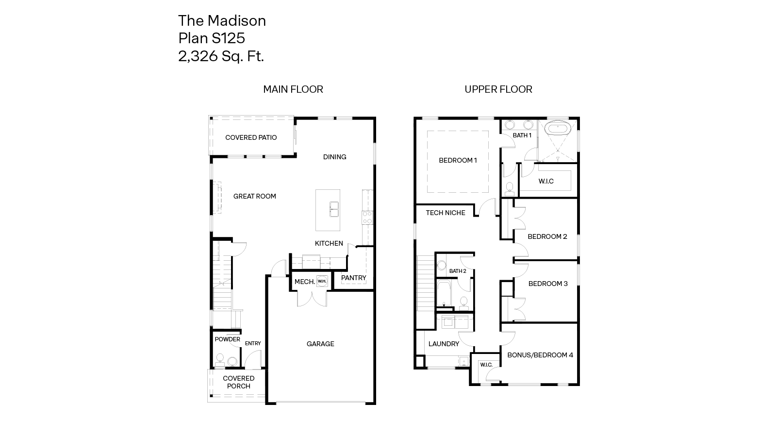 Madison floor plan