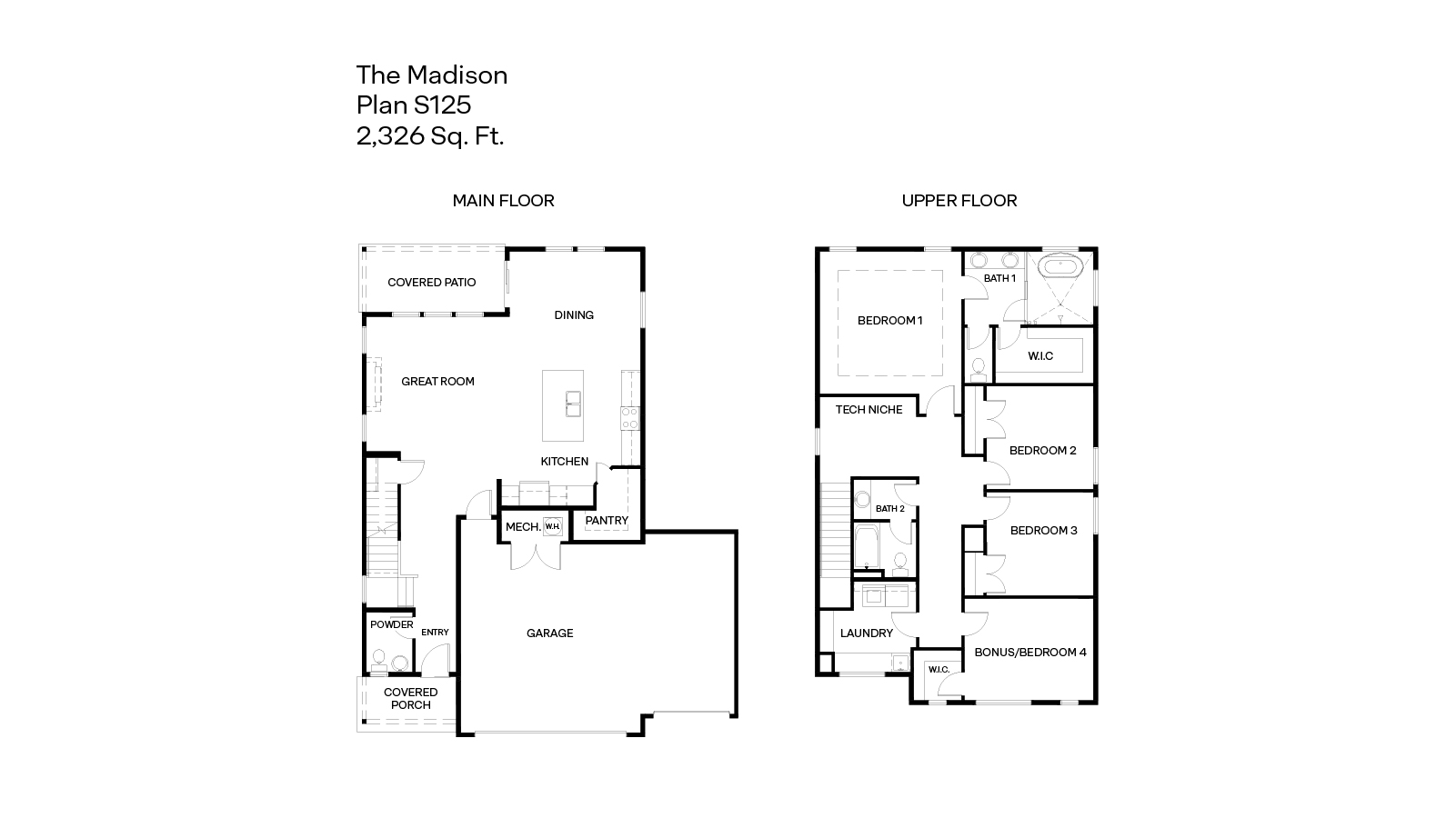 Madison floor plan