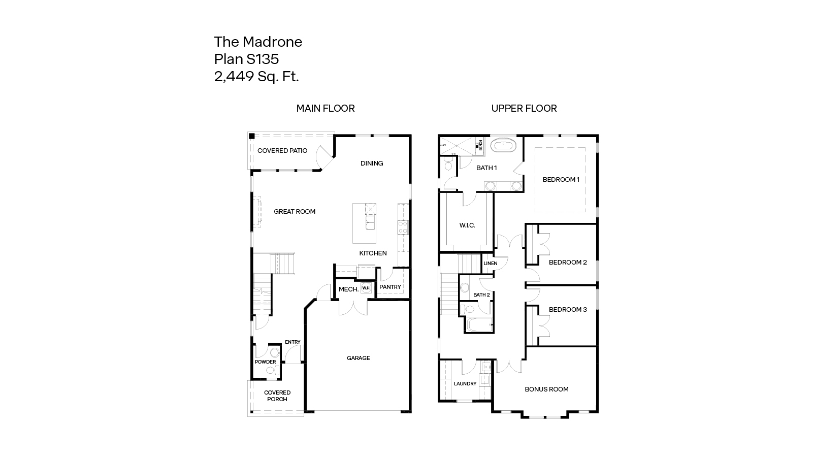 Madrone floor plan