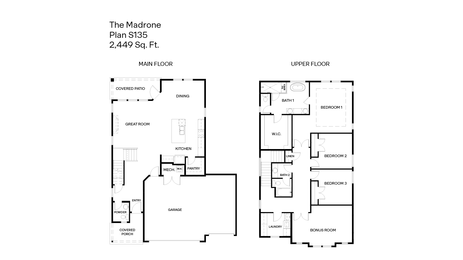 Madrone floor plan