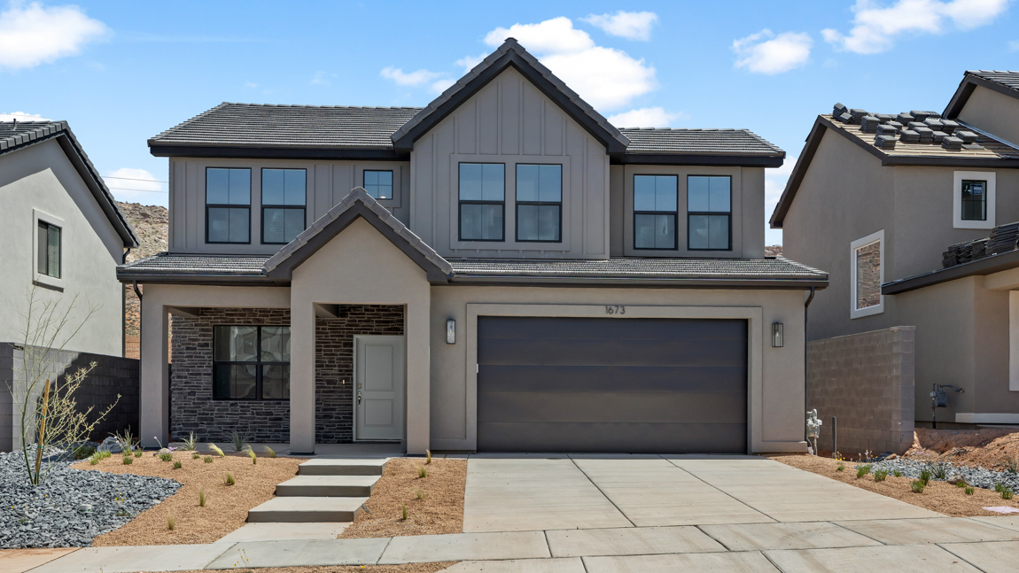 brand new Farmhouse style home in Washington with two car garage