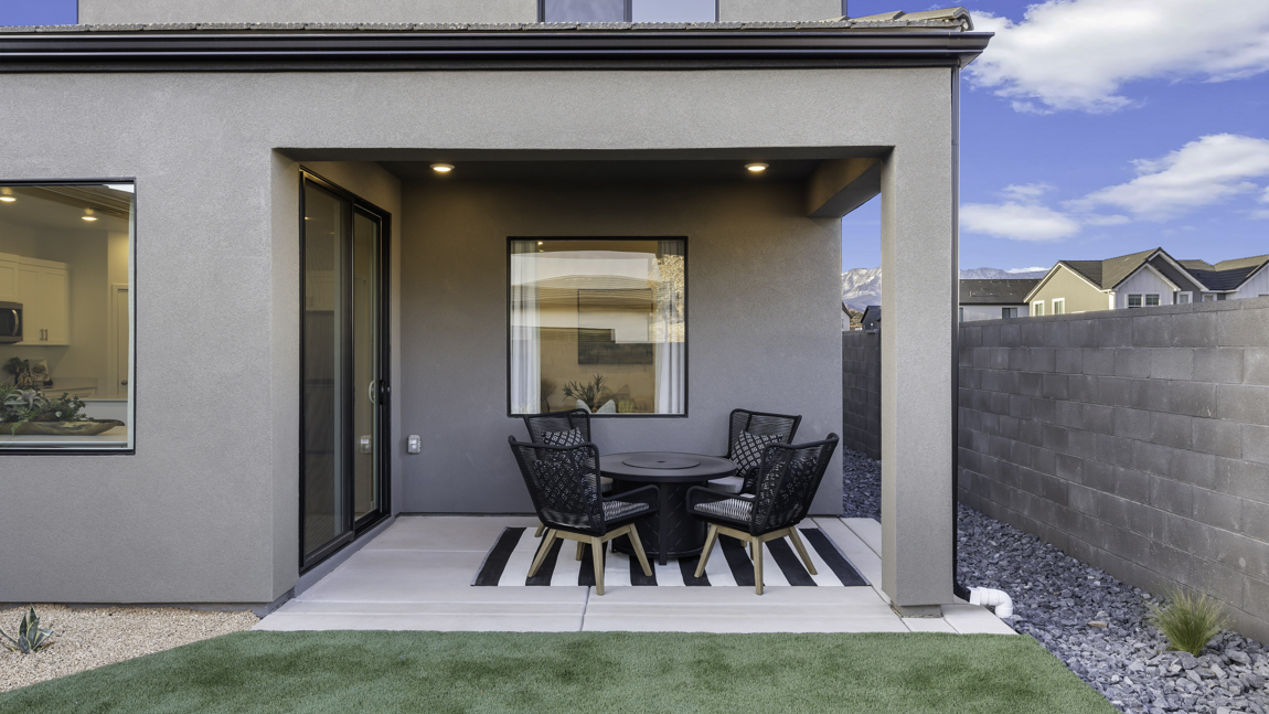 Large covered outdoor patio