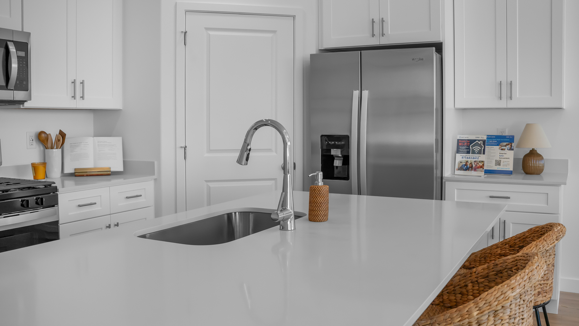 Detailed shots of home.