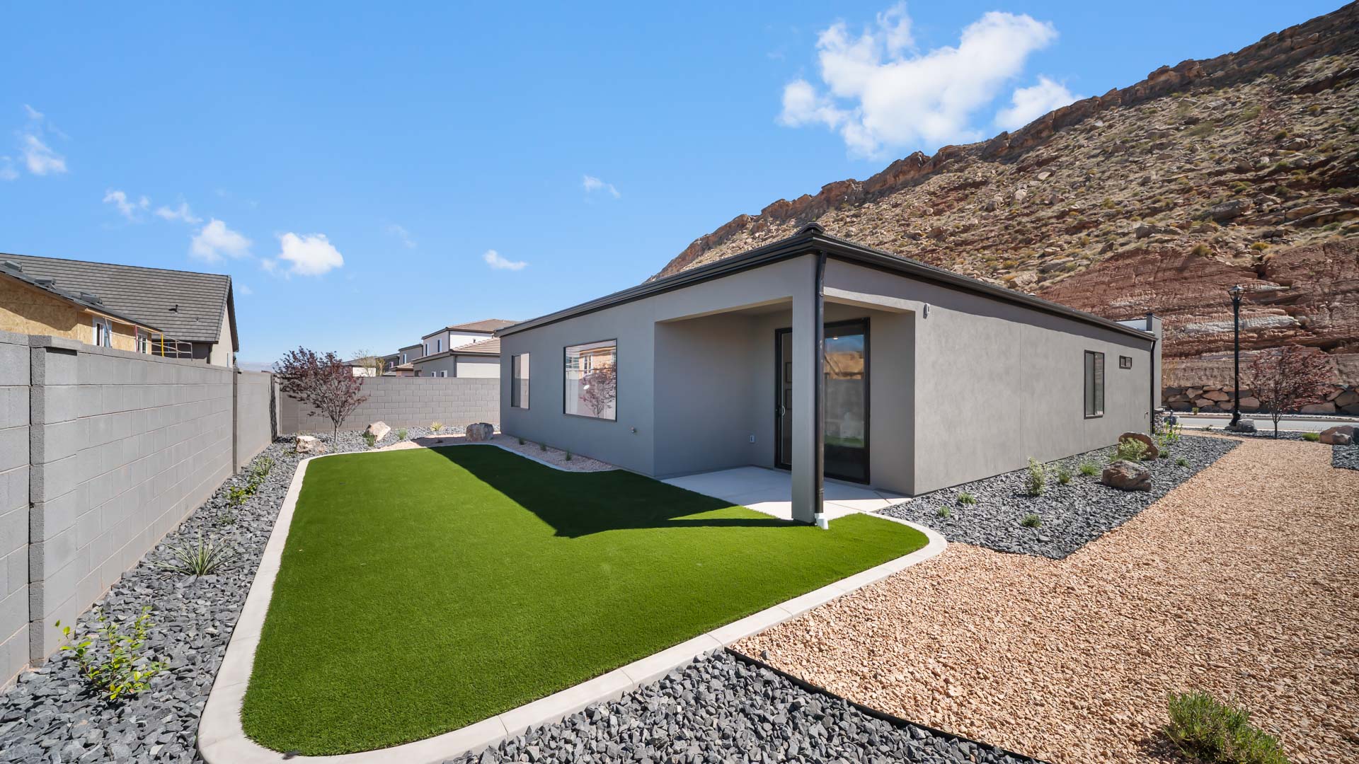 Back of home details.