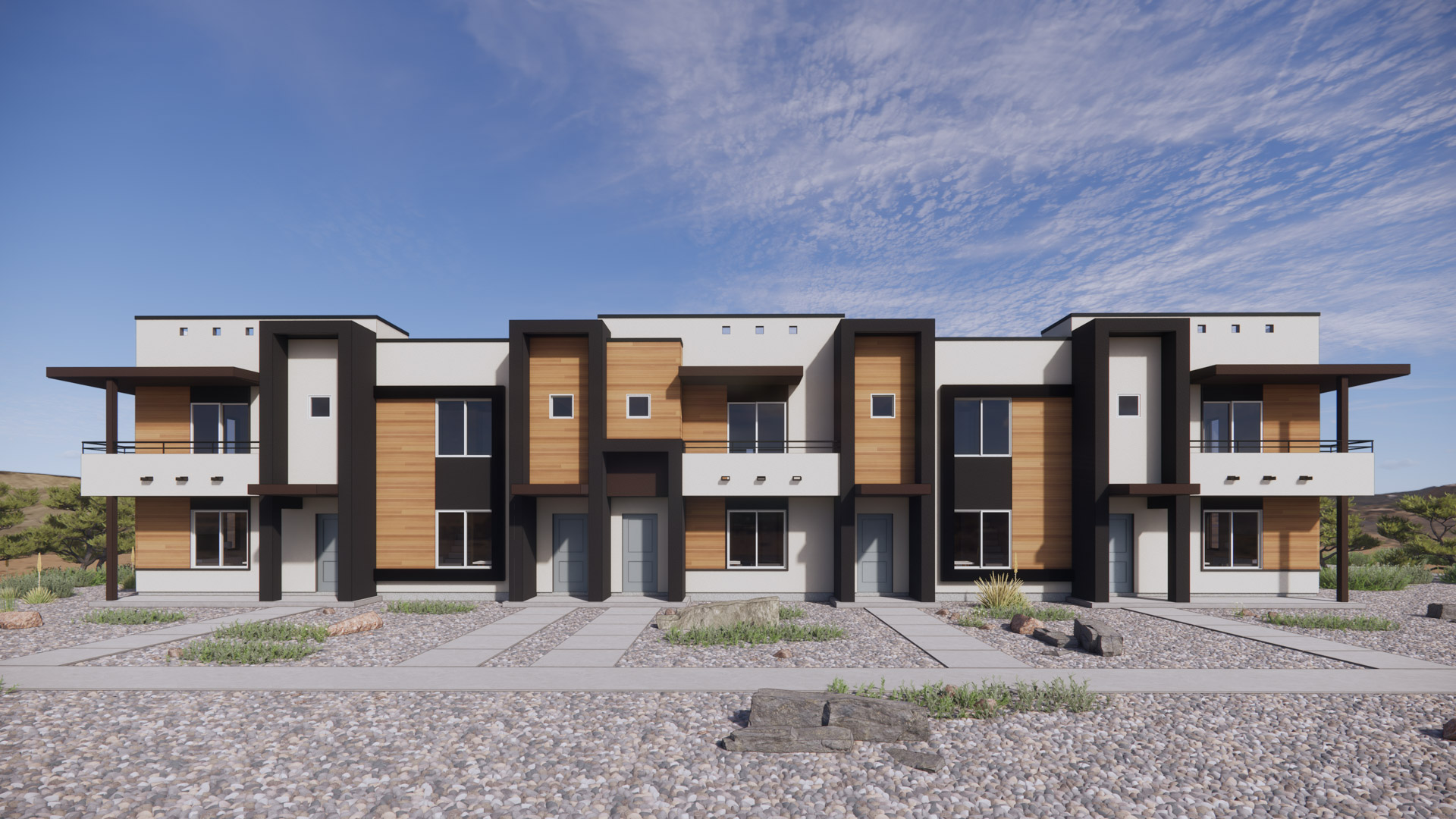 new townhomes in Washington City Utah Desert Modern Dalton