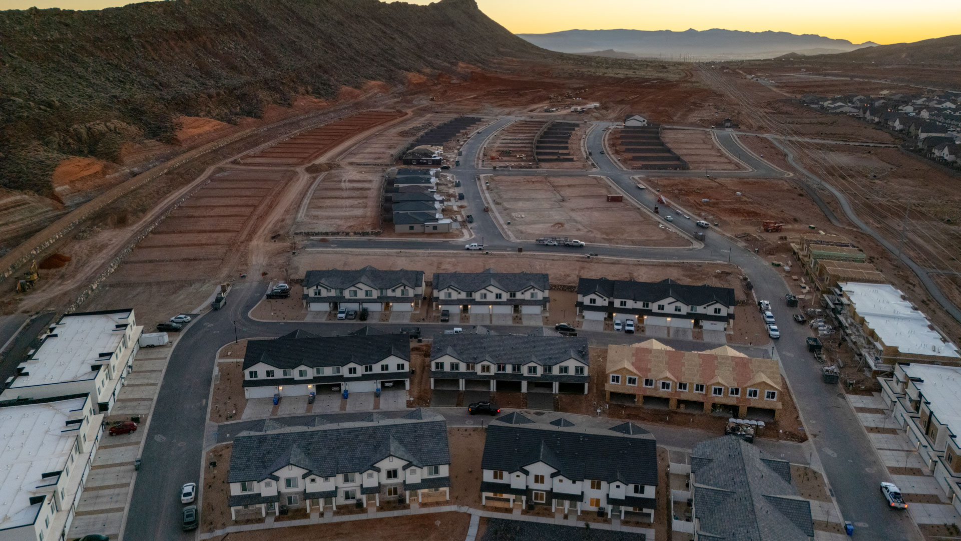 Aerials of Long Valley Community in Washington City.