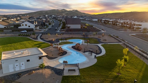 Splashpad area.