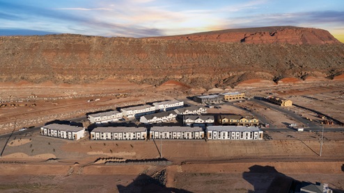 Aerials of Long Valley Community in Washington City.