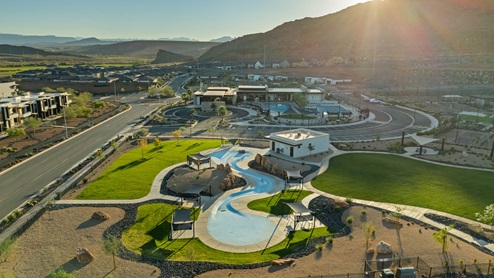 Splashpad area.