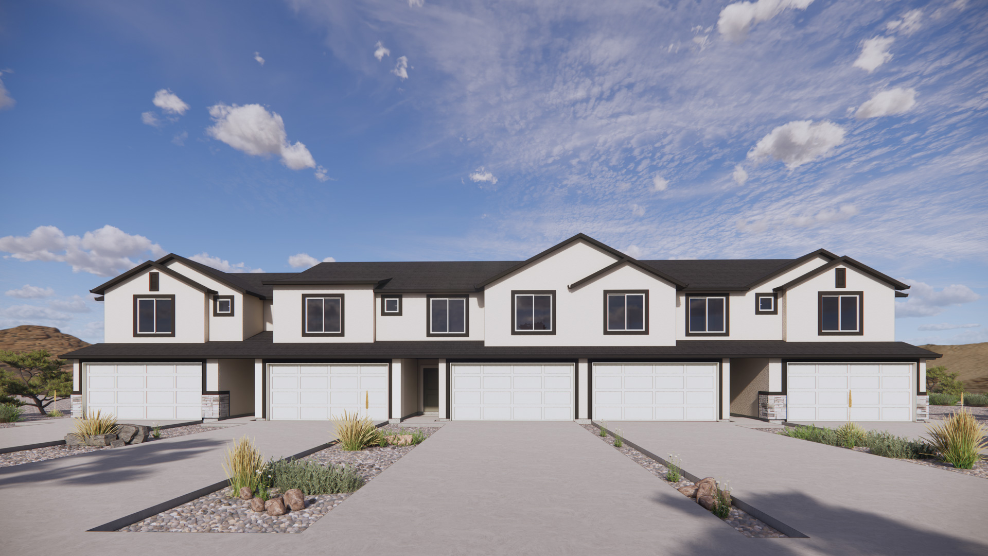Brand new two story town home in Washington, Utah with two car garage