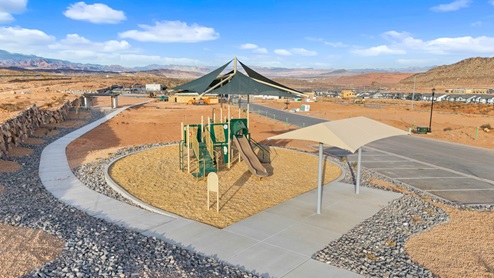skyline is featuring amazing amenities for the community including a pool and pickleball courts.