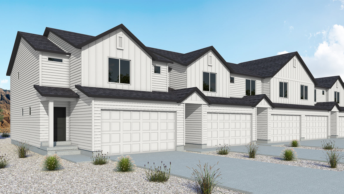 Oakridge exterior elevation in Cedar City Utah.