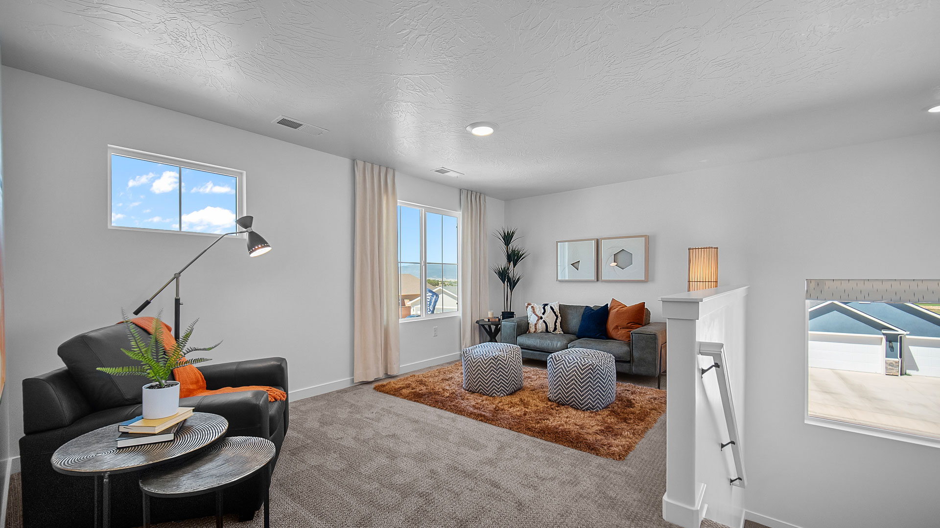 Loft space upstairs.