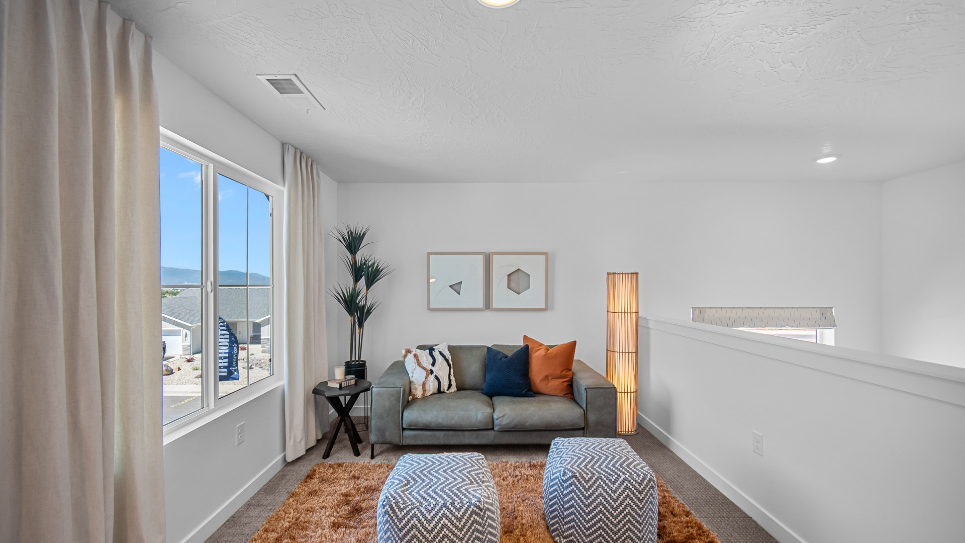 Loft space upstairs.