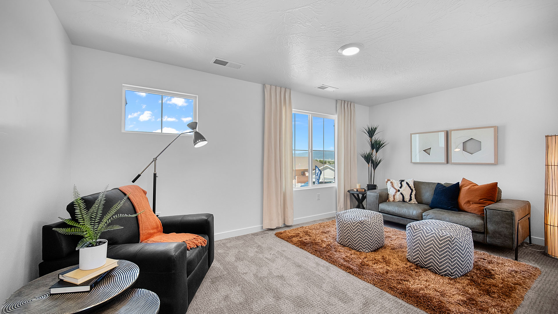 Loft space upstairs.