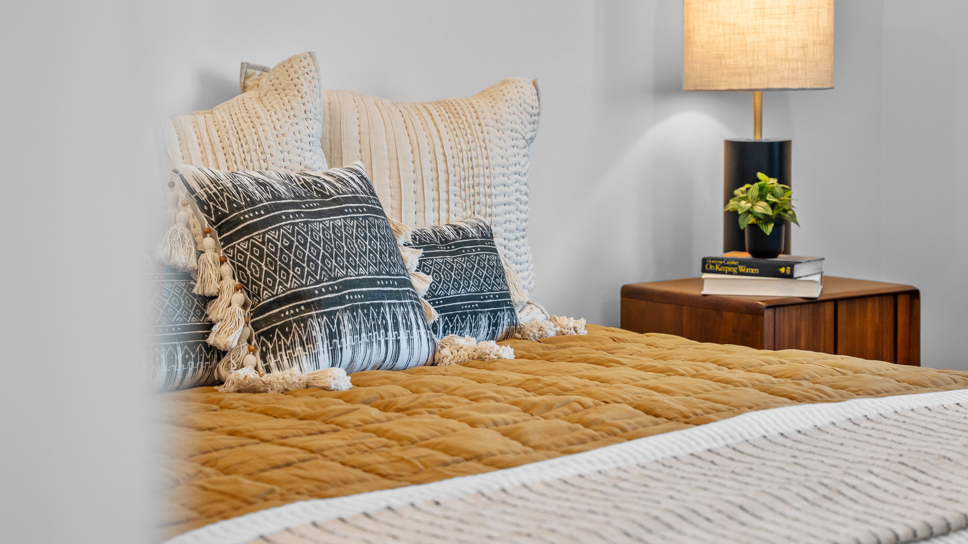 Detailed looks around the home.