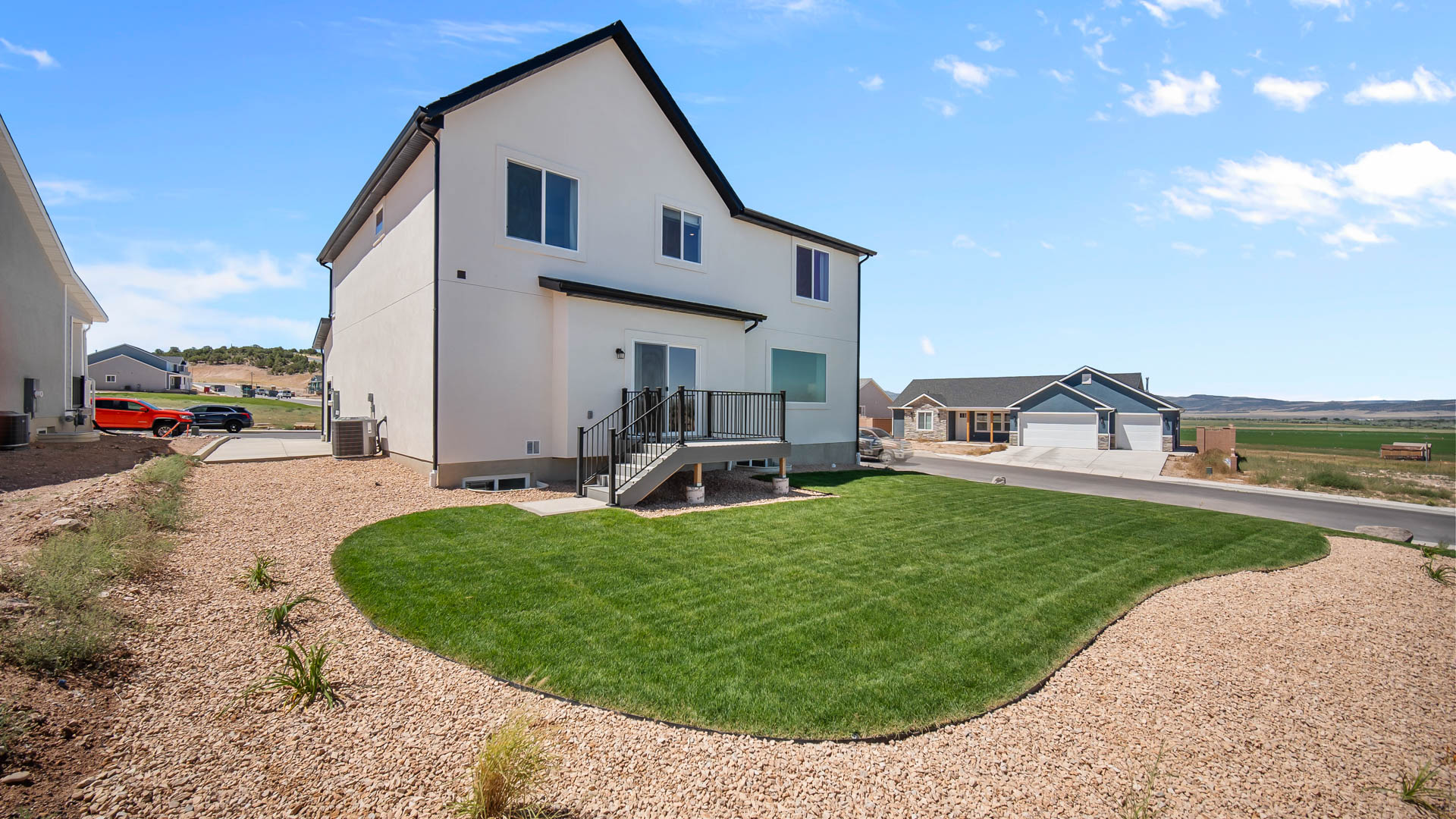 Back exterior of home.