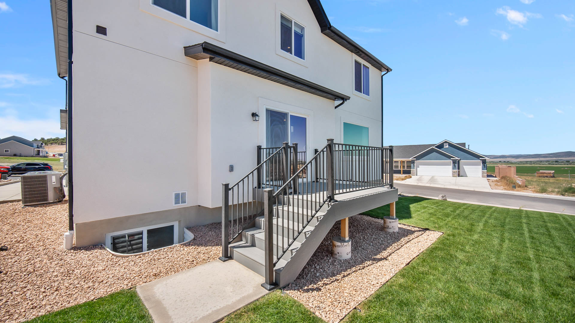 Back exterior of home.