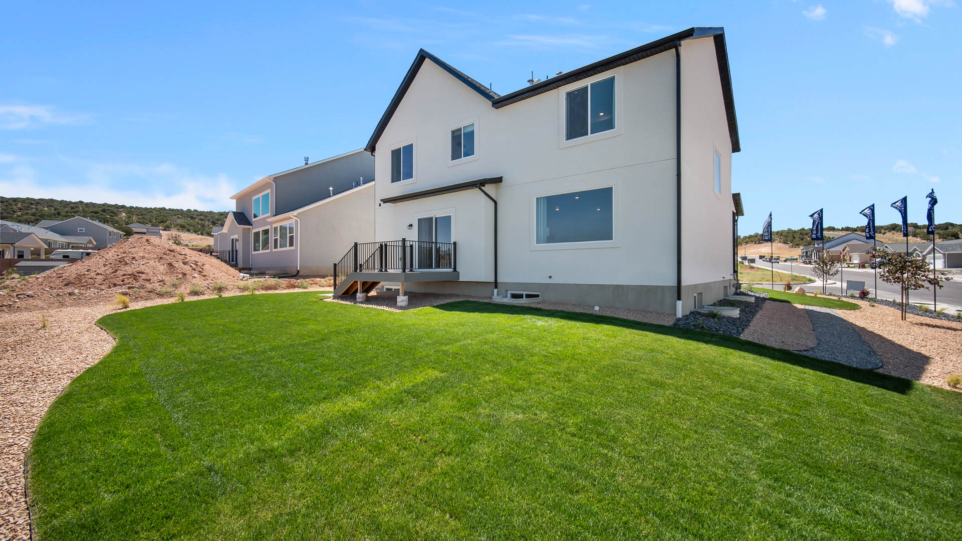 Back exterior of home.