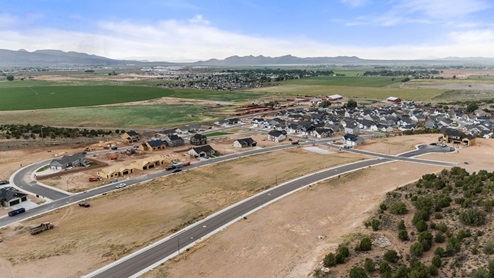 Old Sorrel Ranch community aerials in Cedar City, Utah.