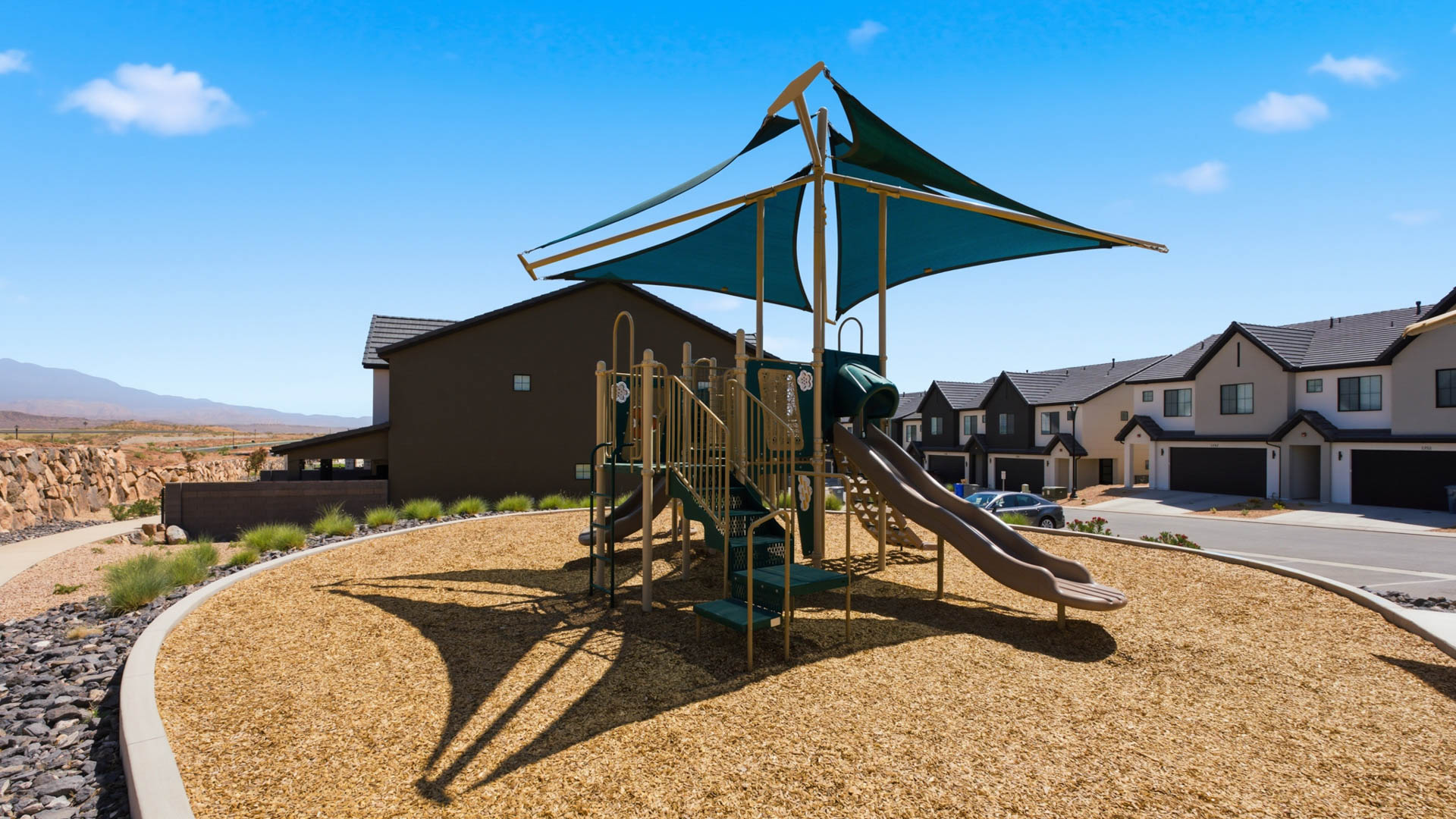 skyline is featuring amazing amenities for the community including a pool and pickleball courts.