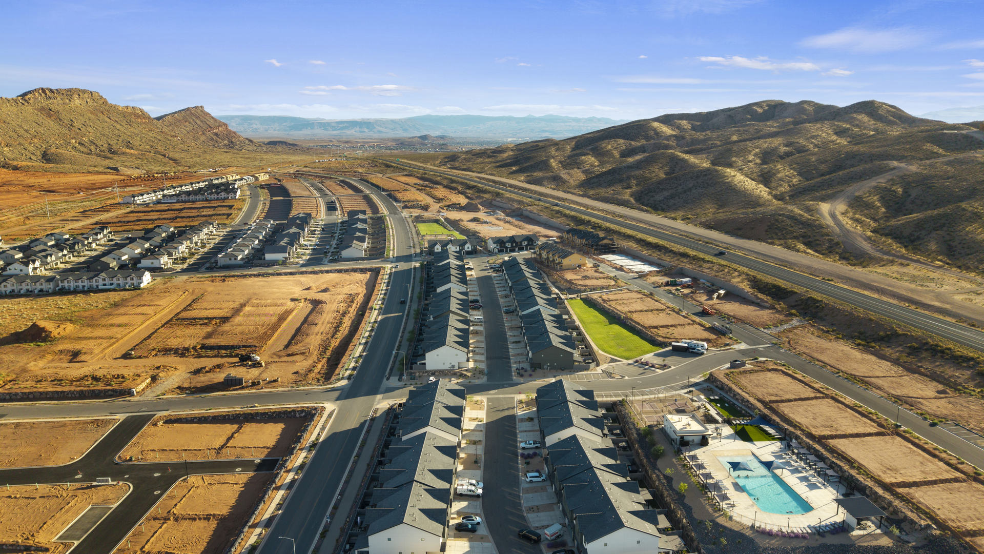 Long Valley Skyline Community Aerial Photos.