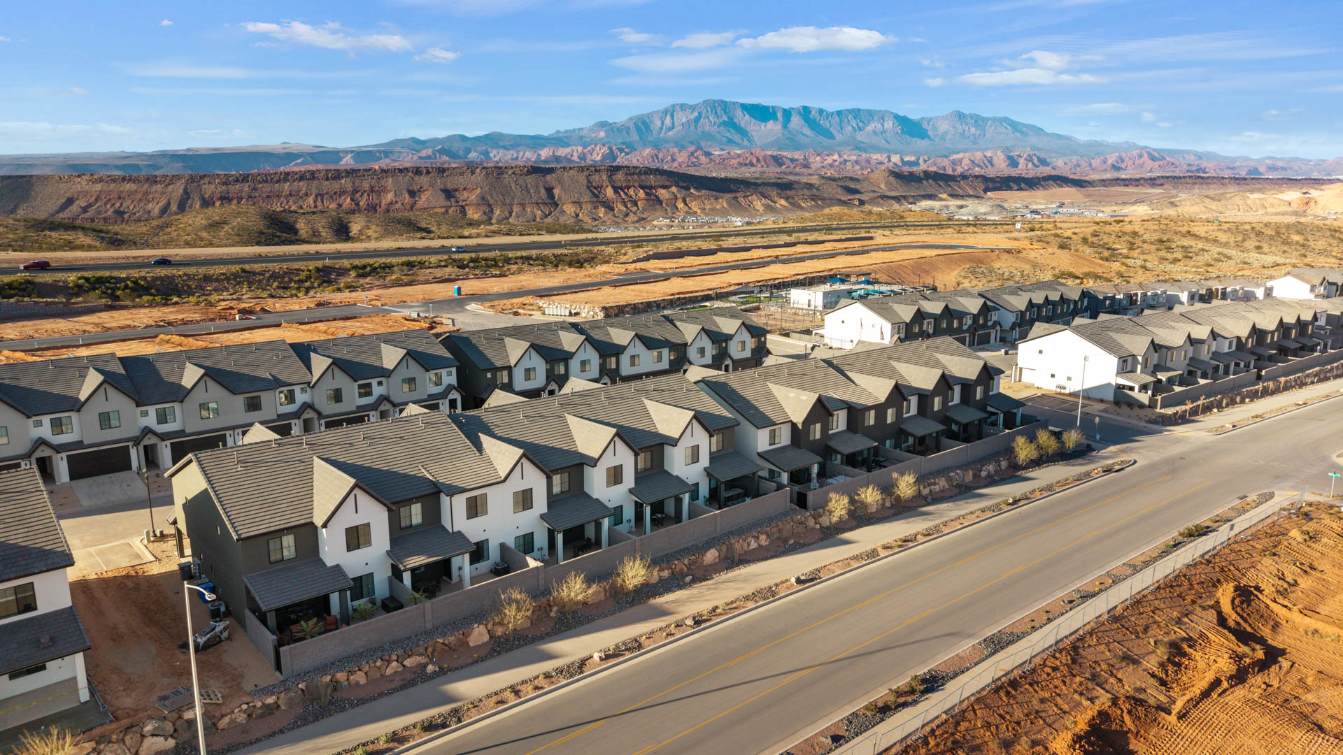 skyline is featuring amazing amenities for the community including a pool and pickleball courts.