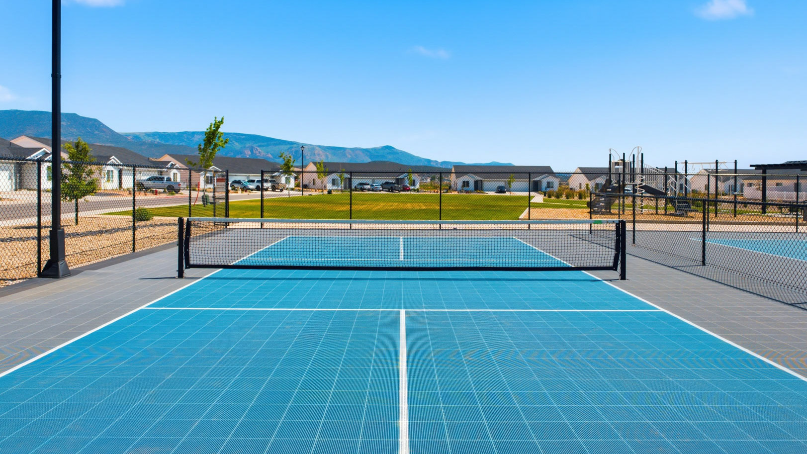 Pickleball courts in Pointe West.