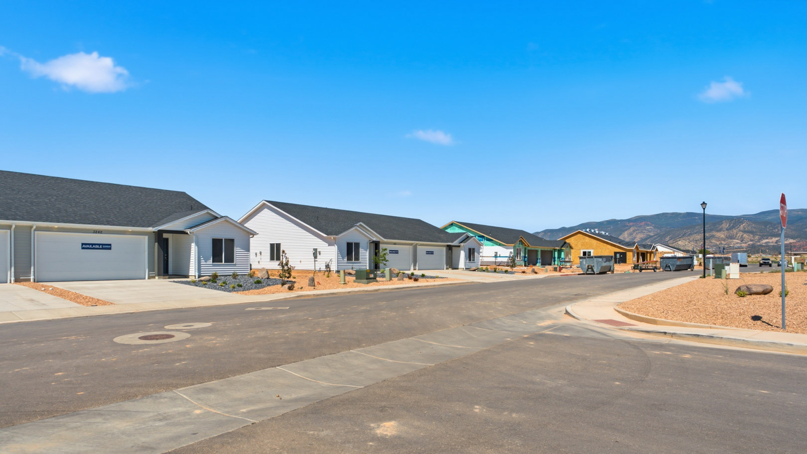 Street view of exteriors.