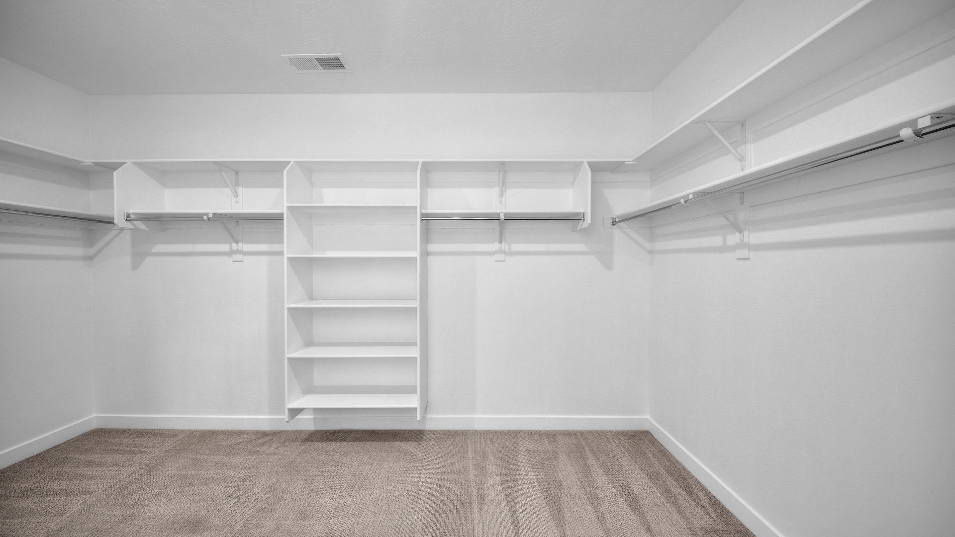 Large walk-in closet.