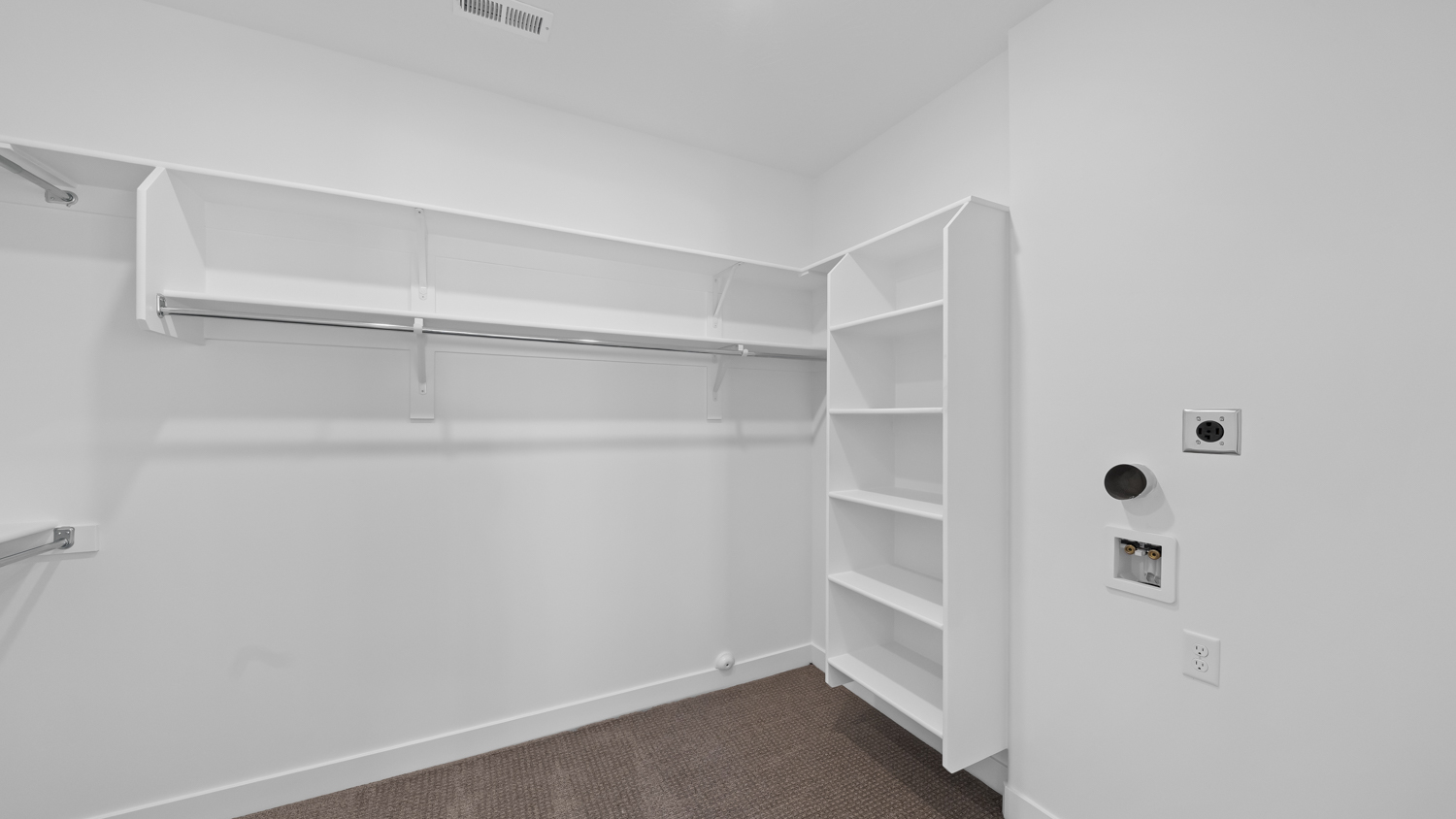 Walk-in closet.