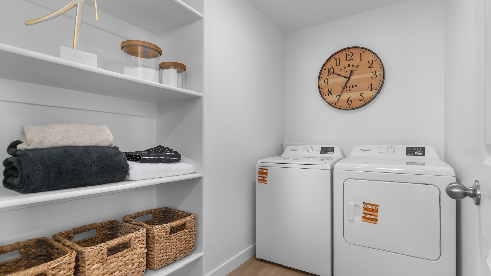 Laundry room.