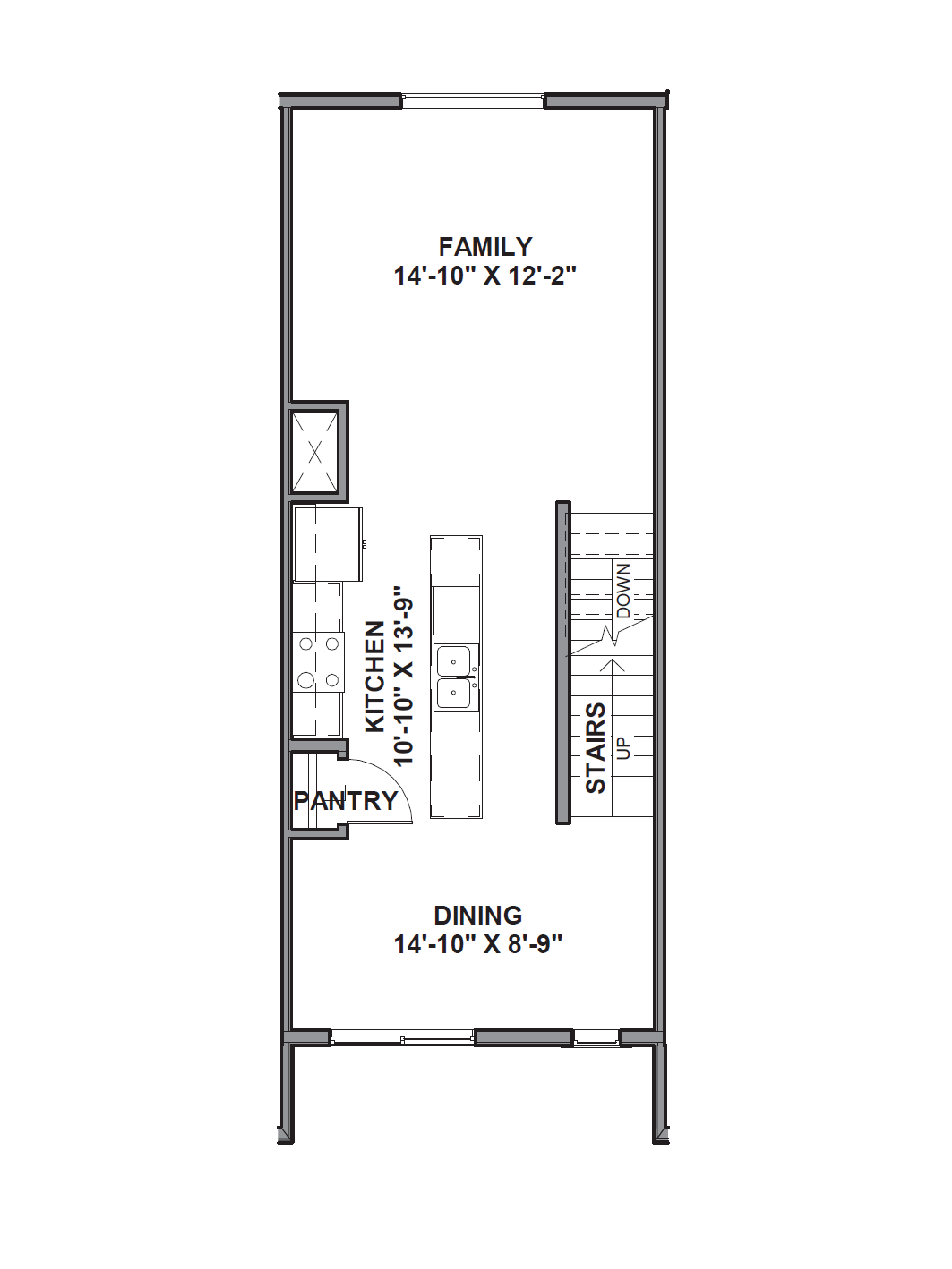 second floor of the emery floorplan in harrisville, utah