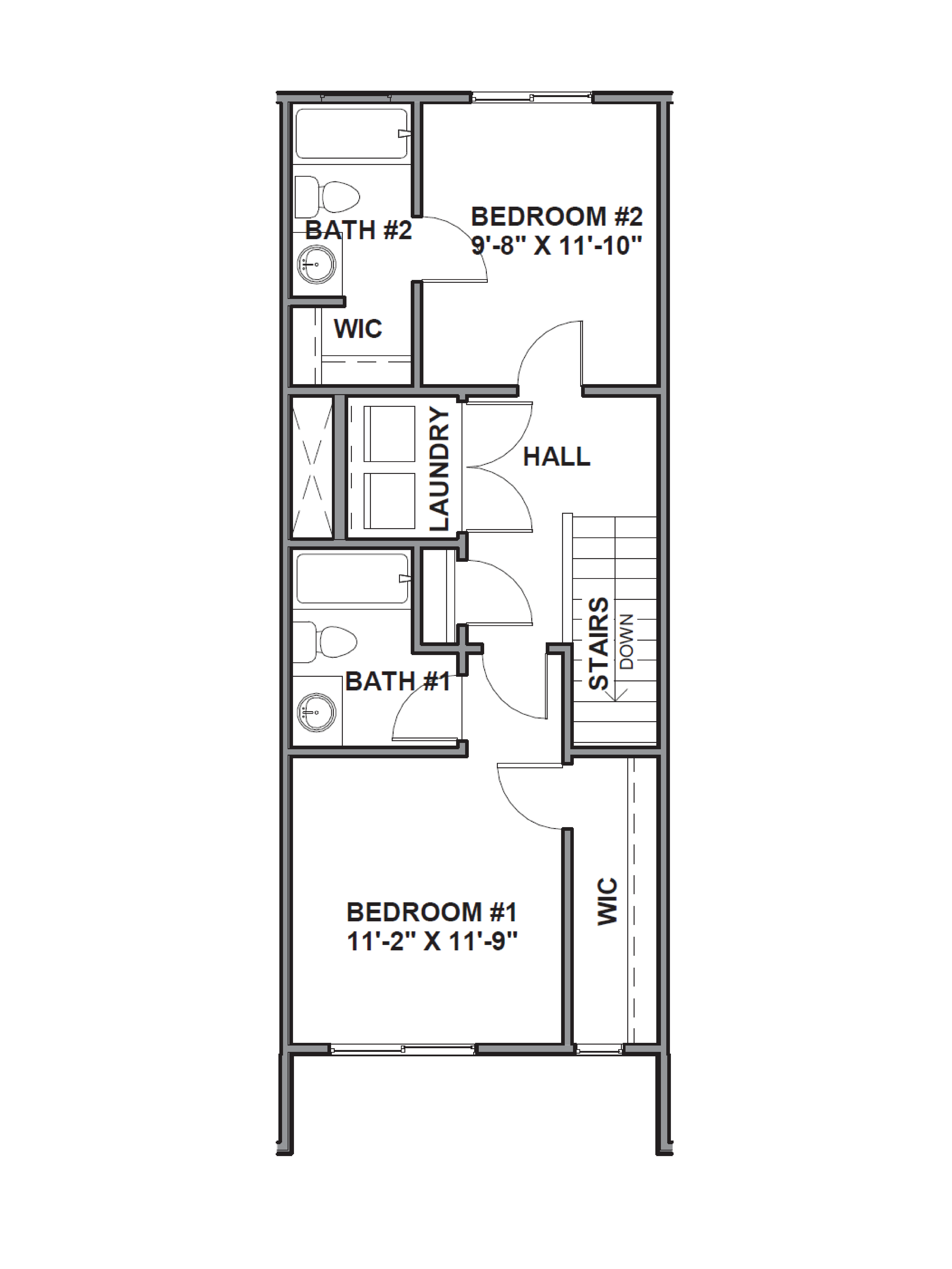 third floor of the emery floorplan in harrisville, utah