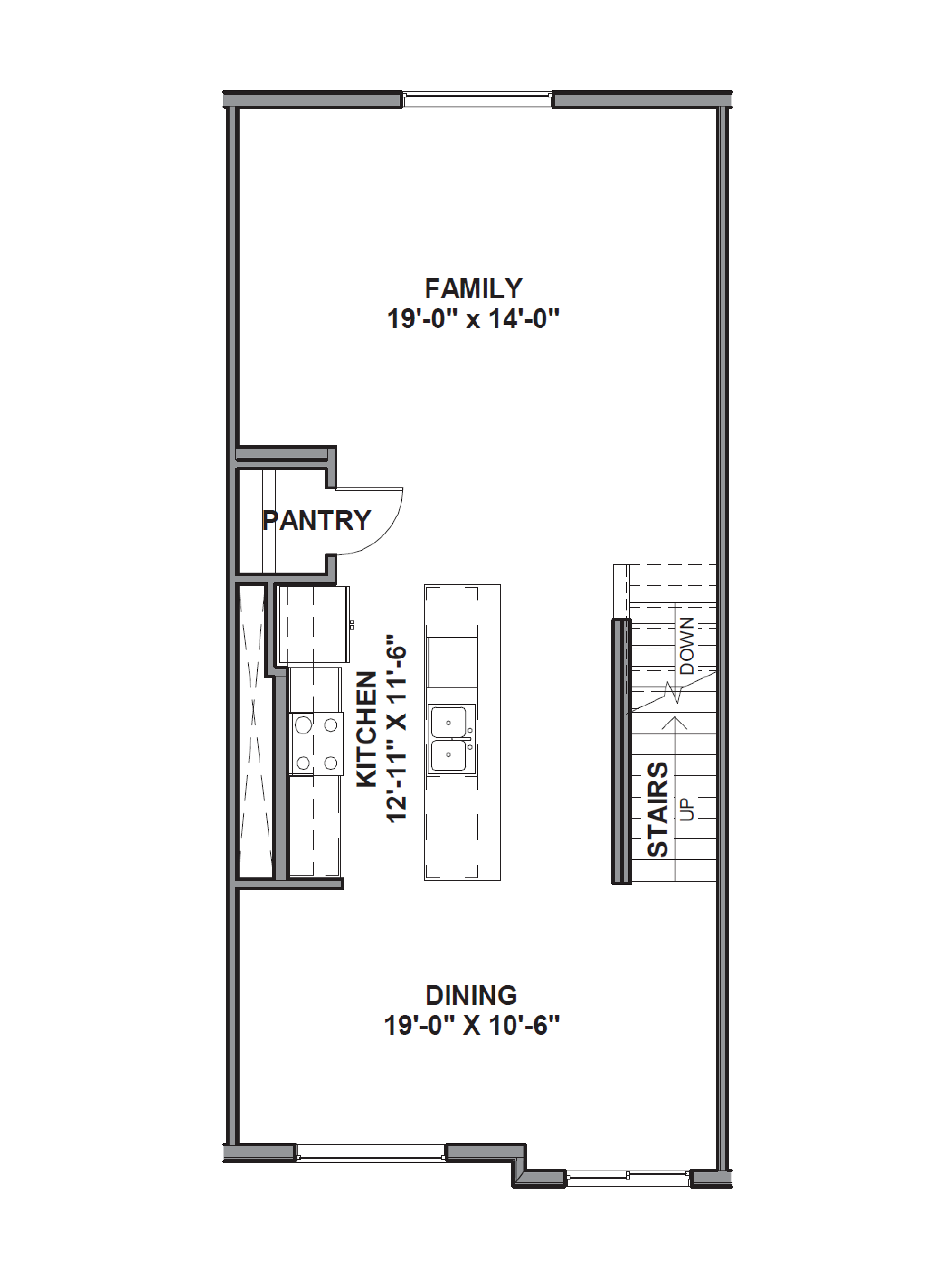 second floor of the oliver mid floorplan in harrisville, utah