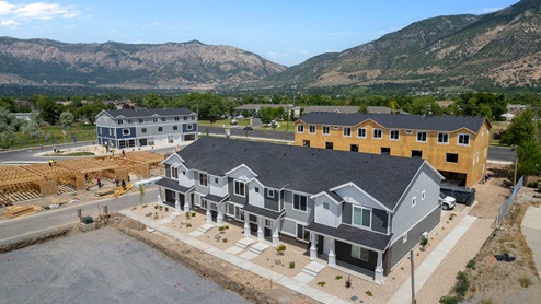 Dixon Creek Dalton aerial exteriors.