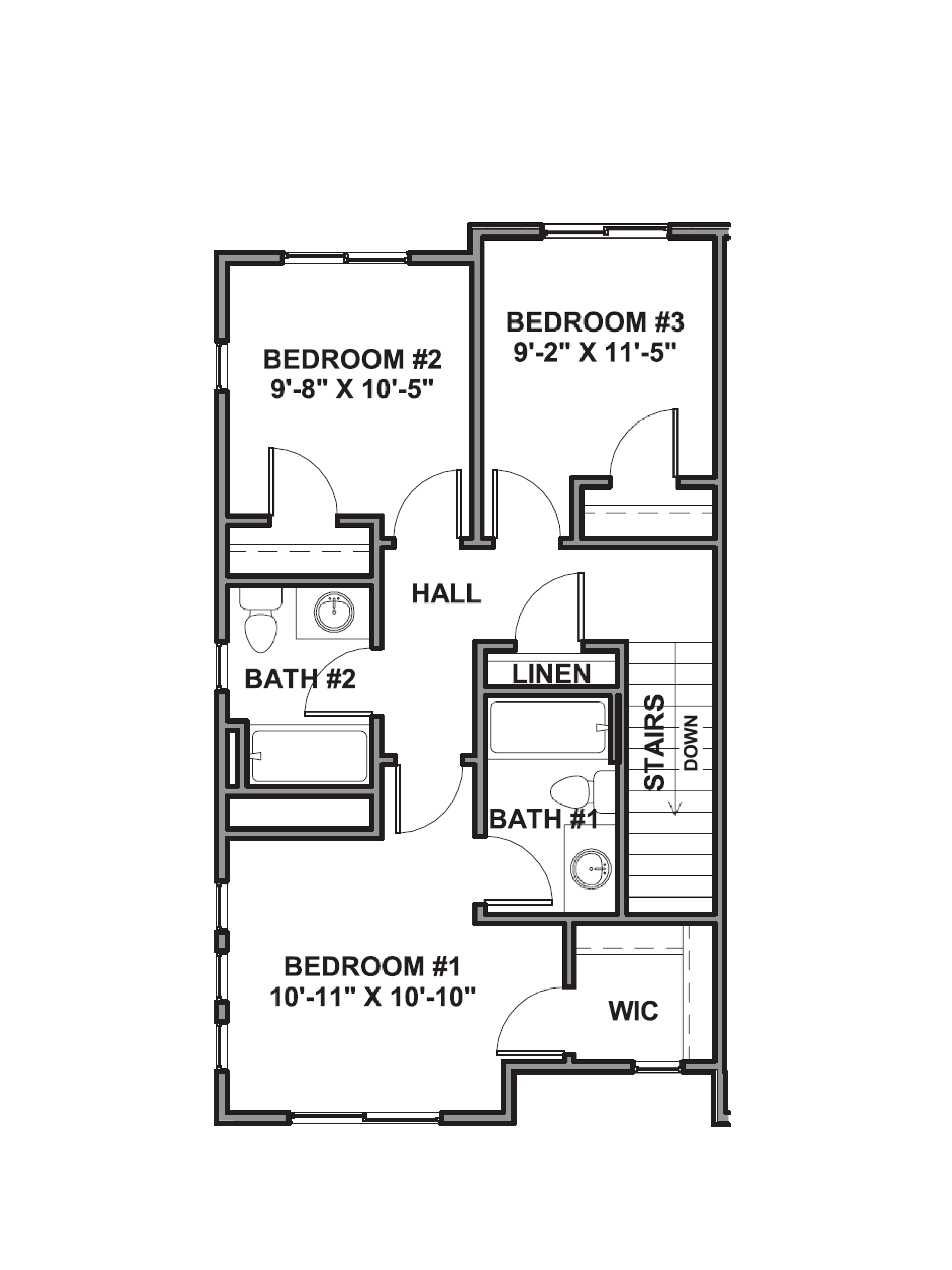 third of the cove end plan in midtown village located in ogden, utah