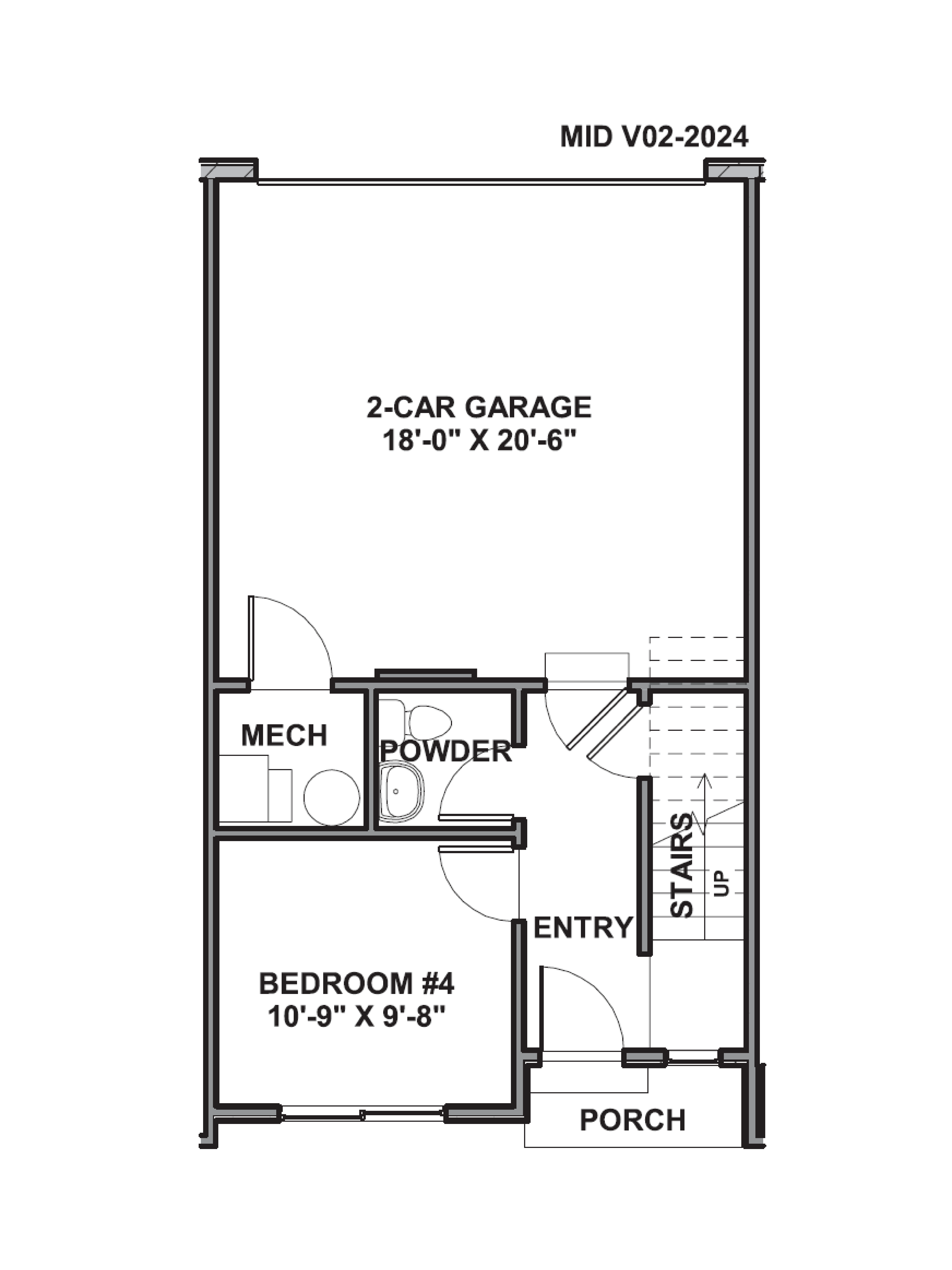 first floor of the cove mid plan in midtown village located in ogden, utah