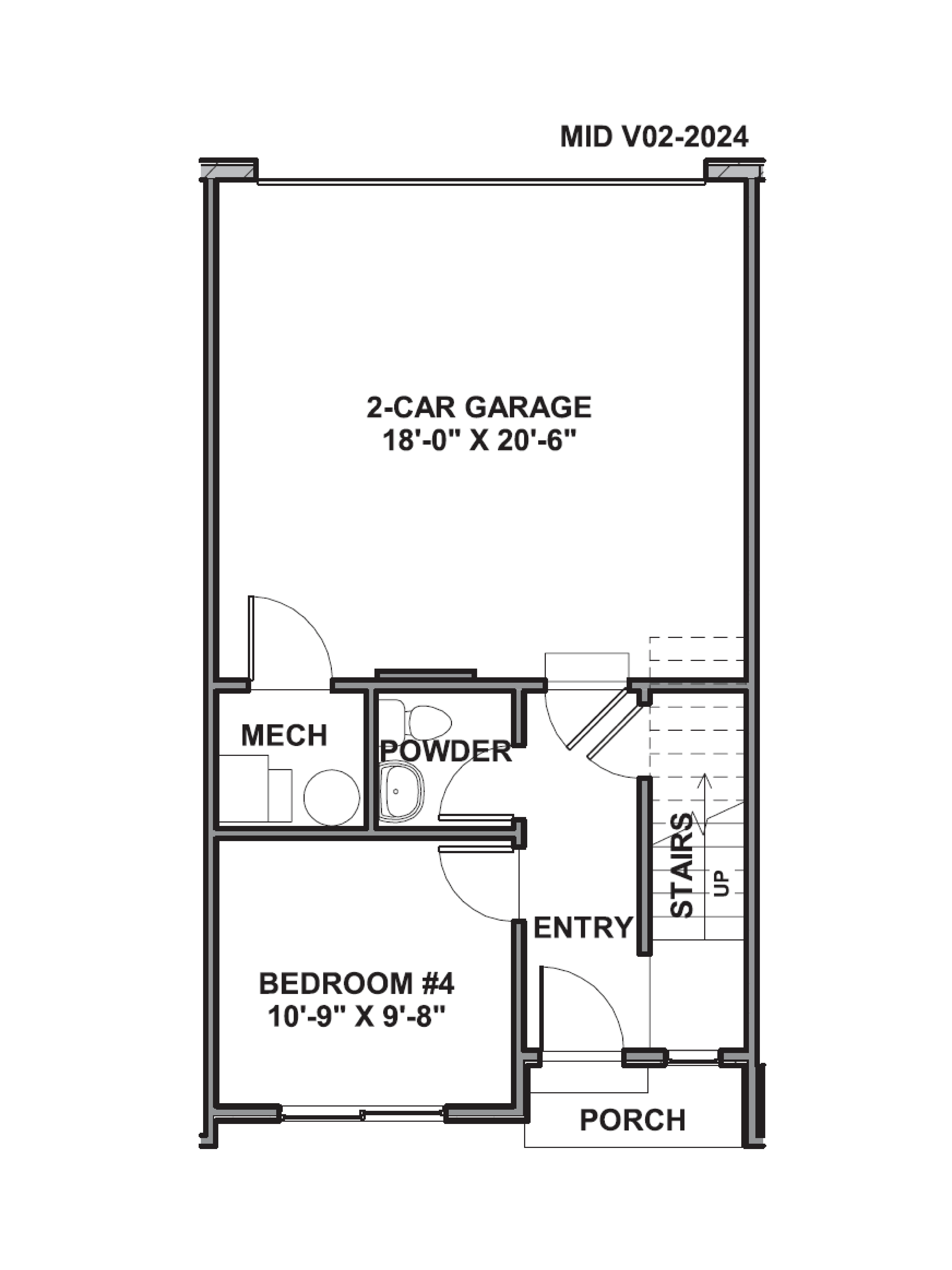 first floor of the cove mid plan in midtown village located in ogden, utah