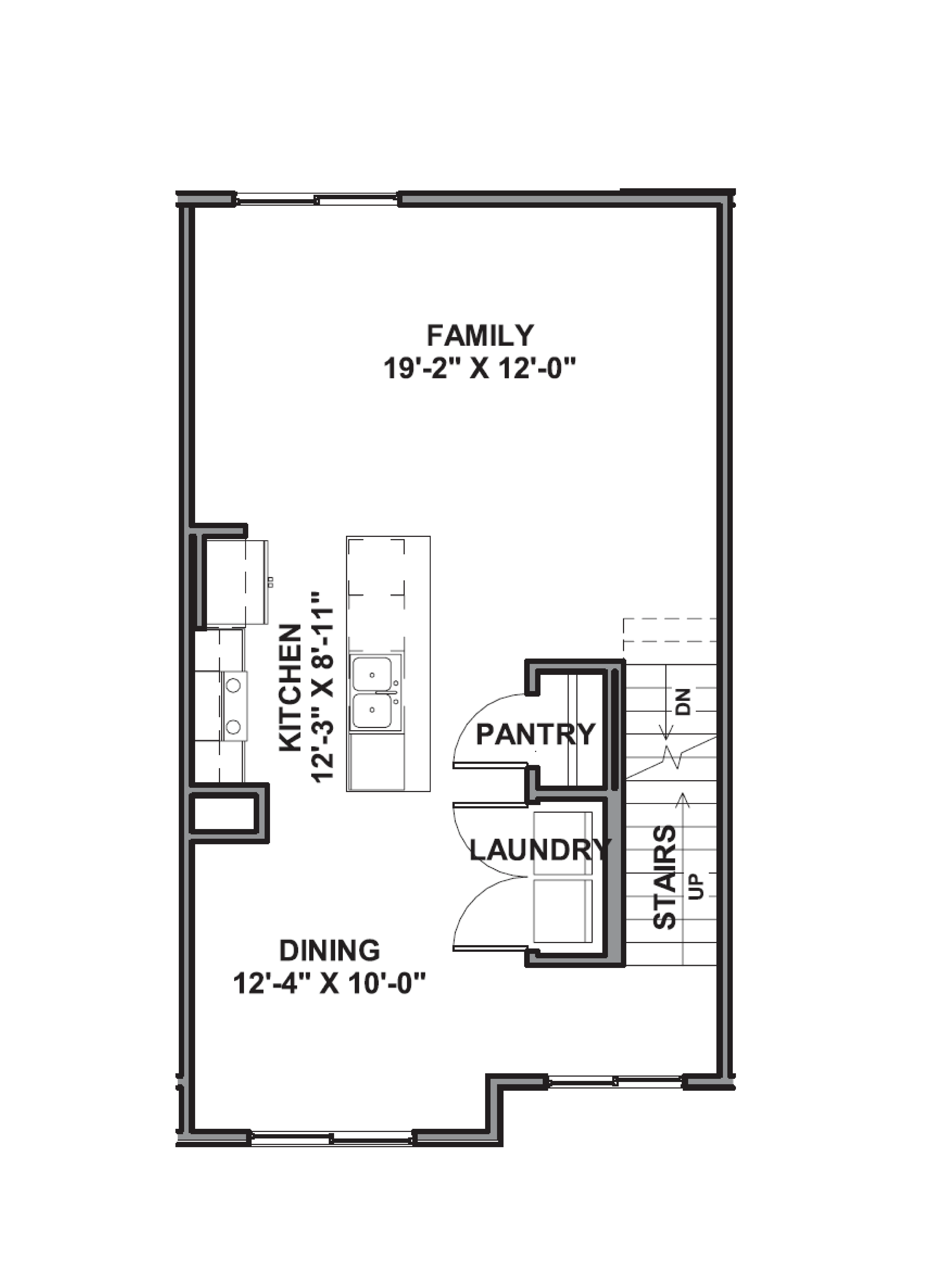 second floor of the cove mid plan in midtown village located in ogden, utah