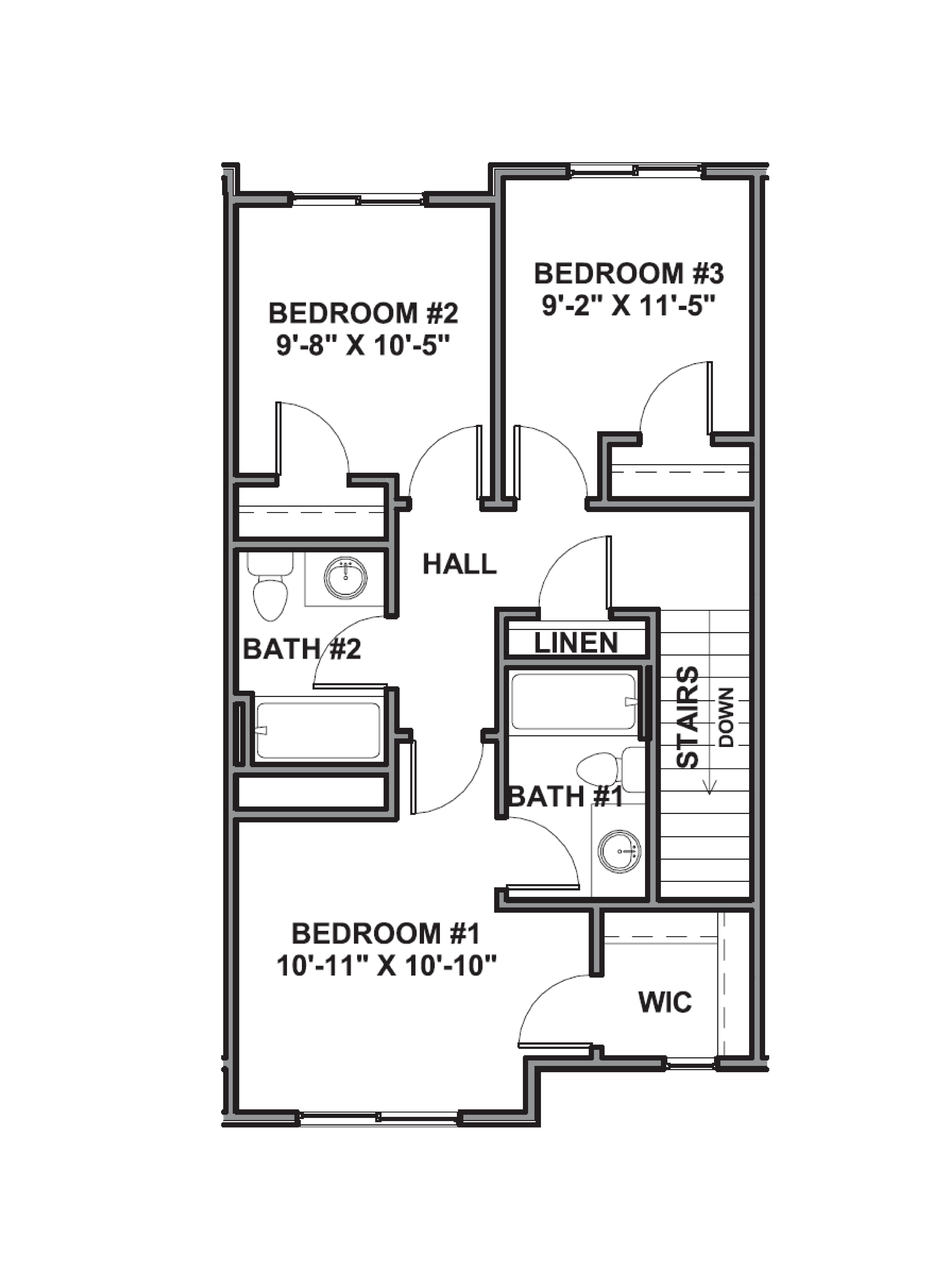 third floor of the cove mid plan in midtown village located in ogden, utah