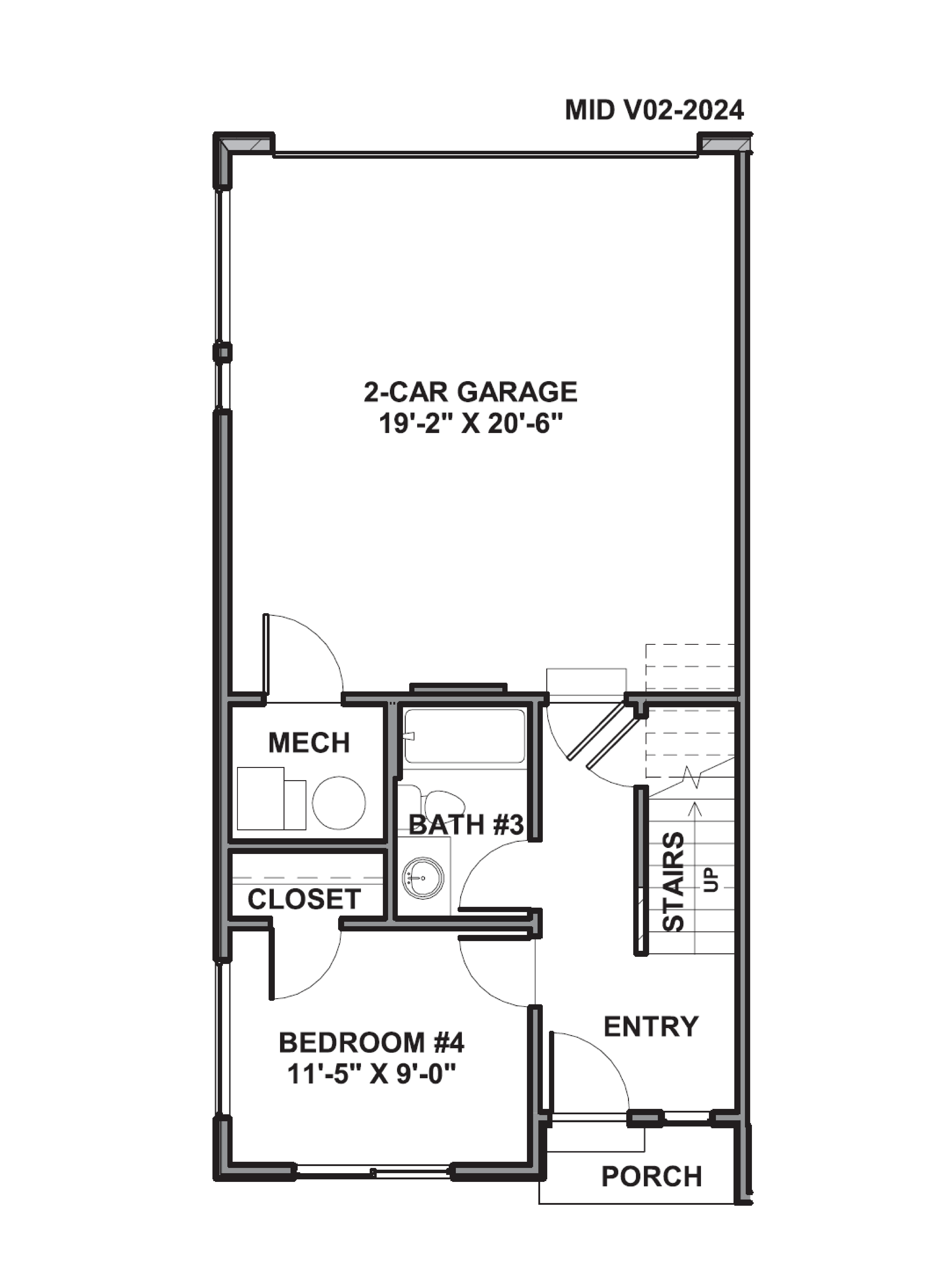 first floor of the haven end plan located in ogden, utah