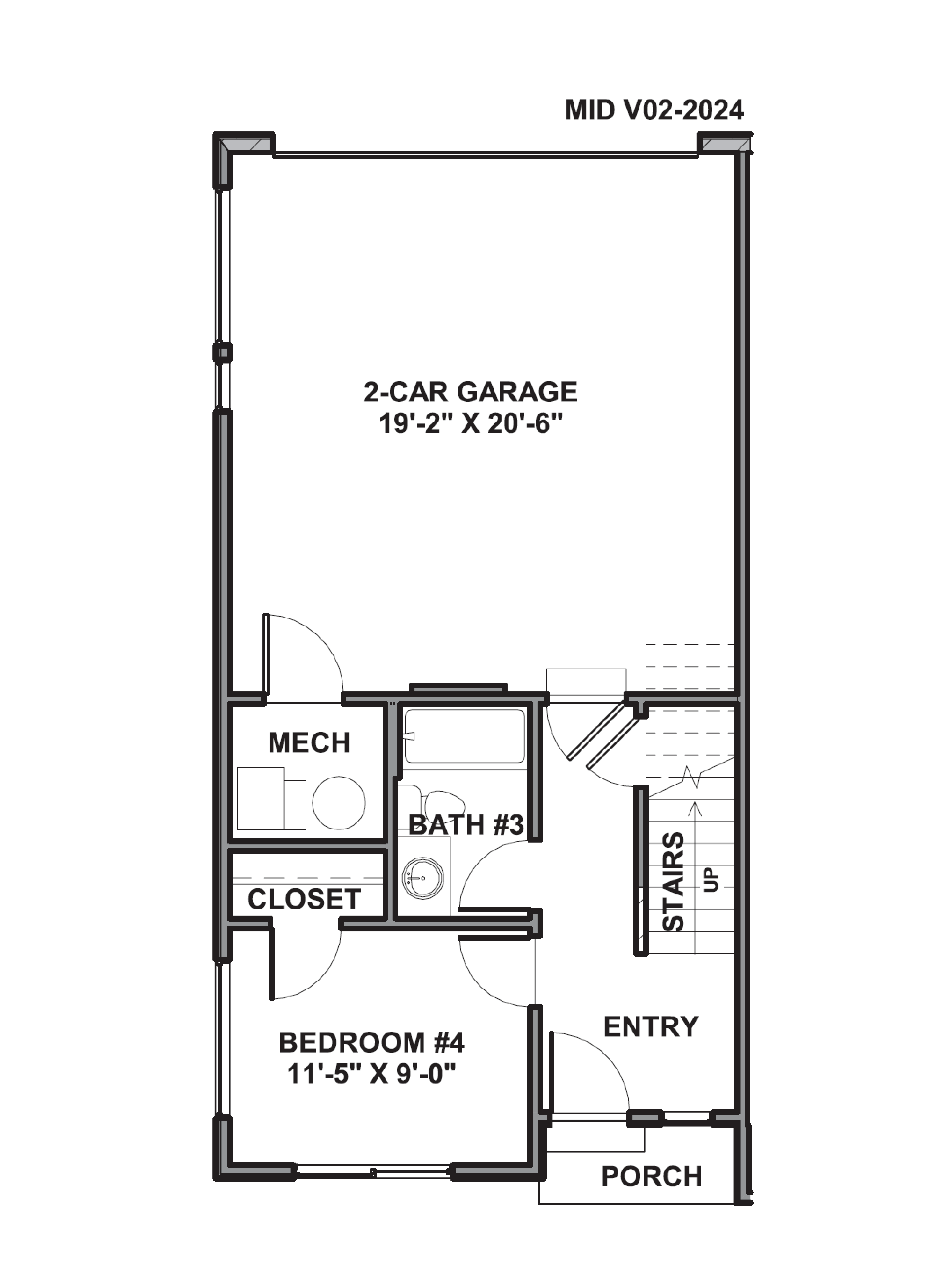 first floor of the haven end plan located in ogden, utah