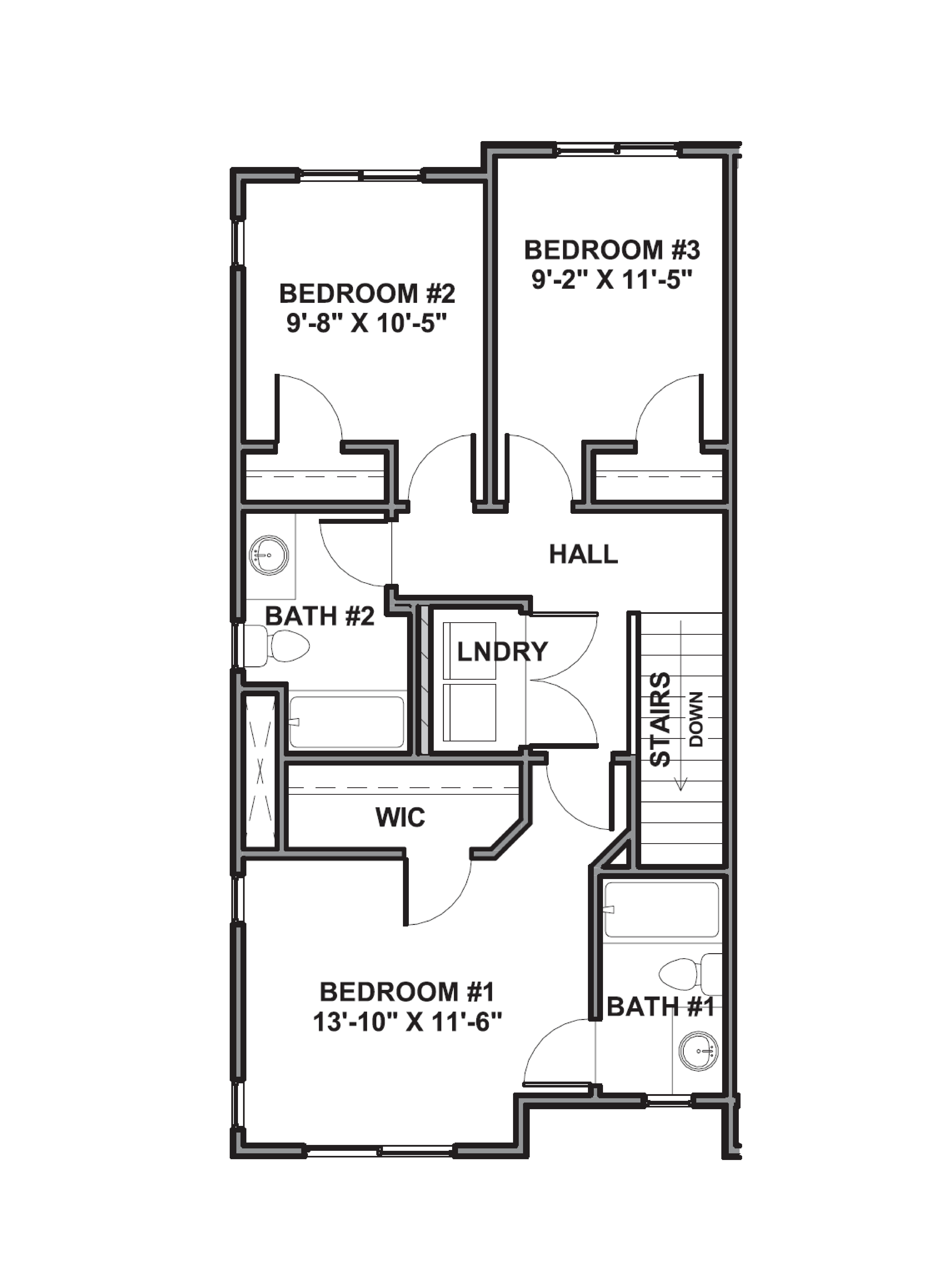 third floor of the haven end plan located in ogden, utah