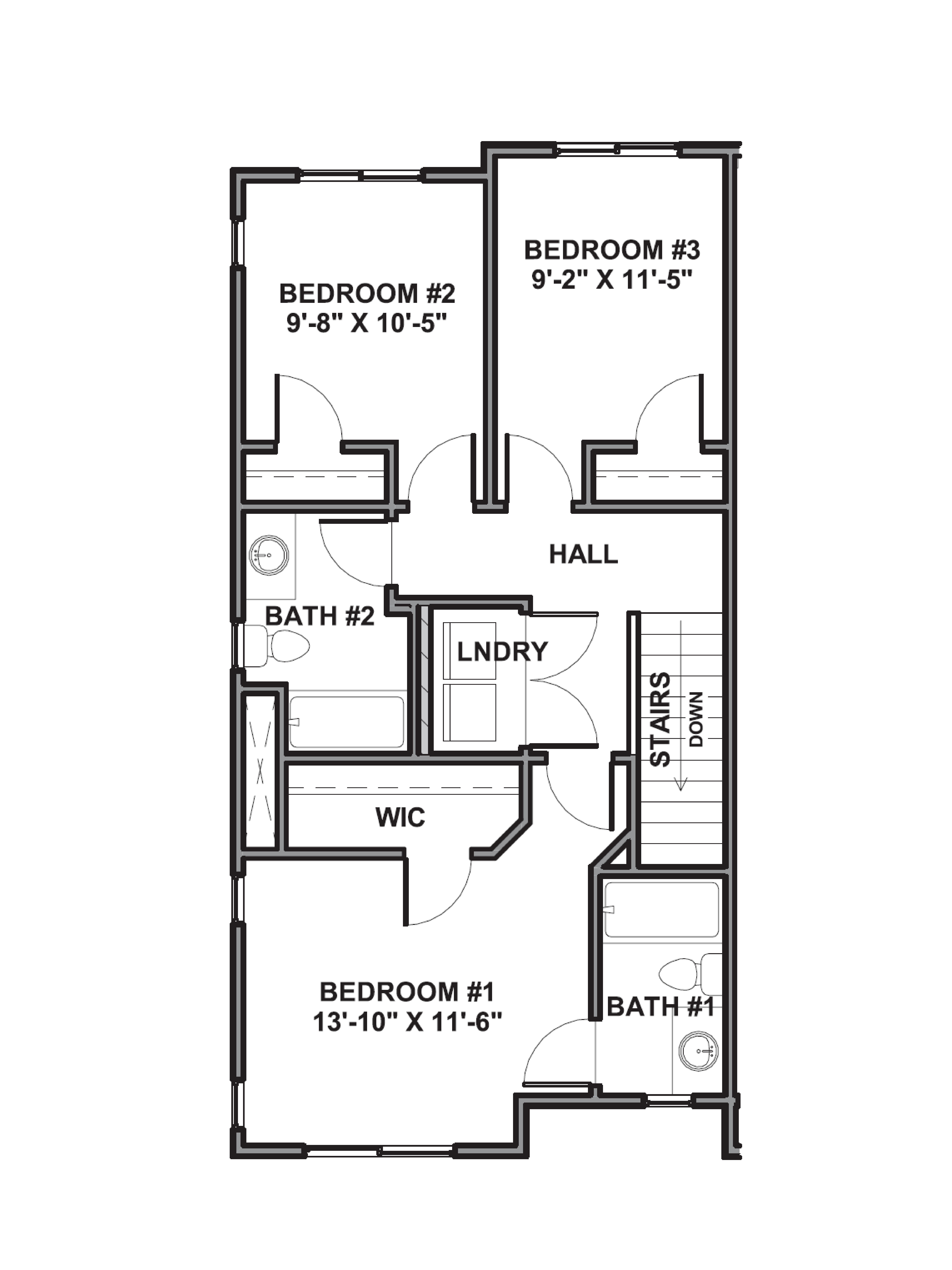 third floor of the haven end plan located in ogden, utah