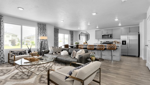 New homes for sale in Ogden Utah in the Midtown Village community