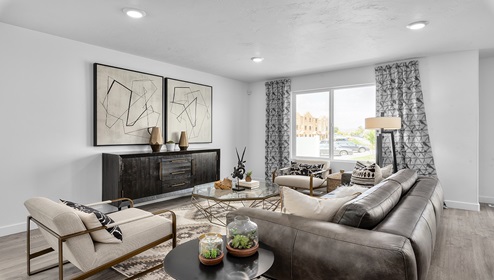 New homes for sale in Ogden Utah in the Midtown Village community