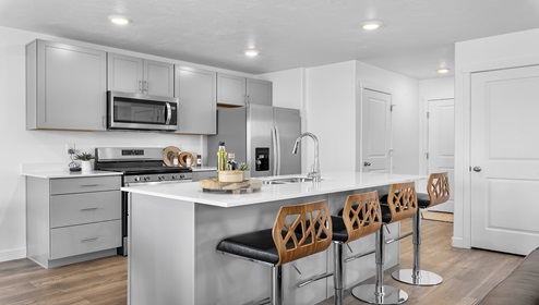 New homes for sale in Ogden Utah in the Midtown Village community